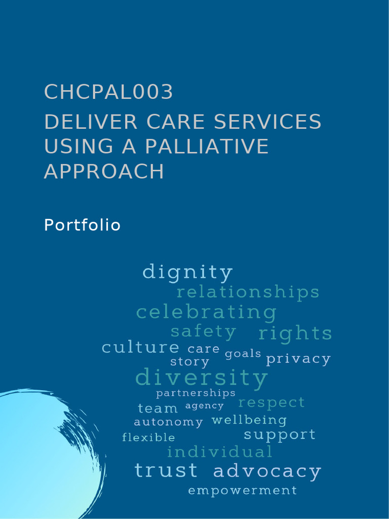CHCPAL003 Palliative Care Portfolio | PDF | End Of Life Care ...