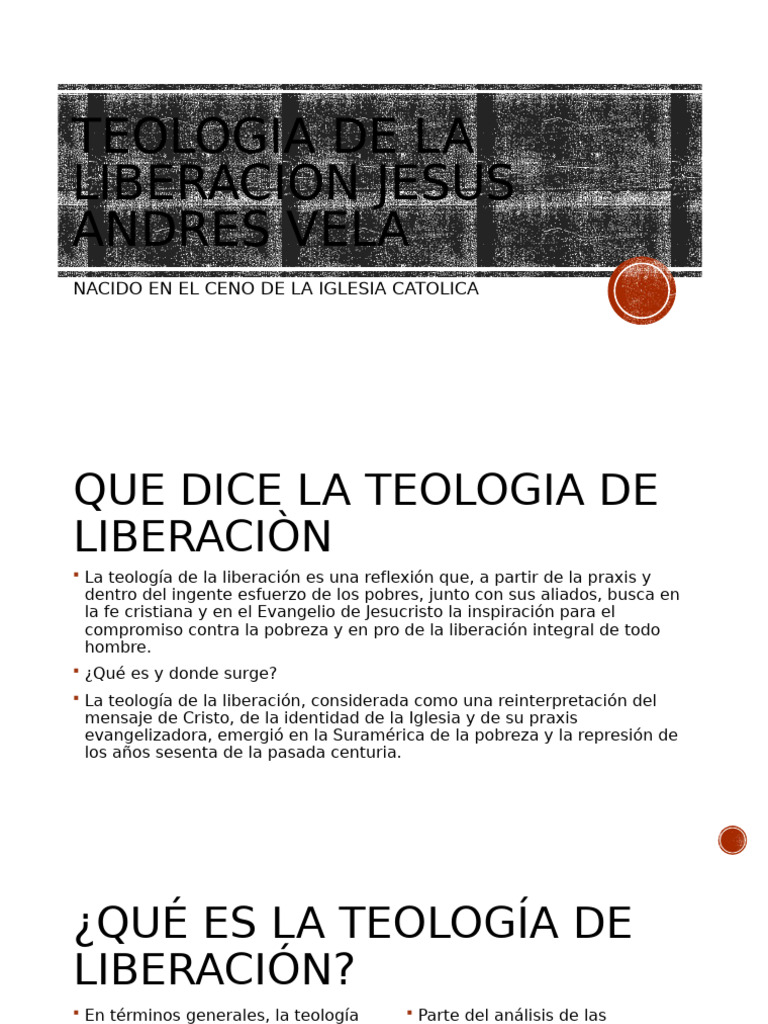 Teología De La Liberación Conceptos Clave Pdf 