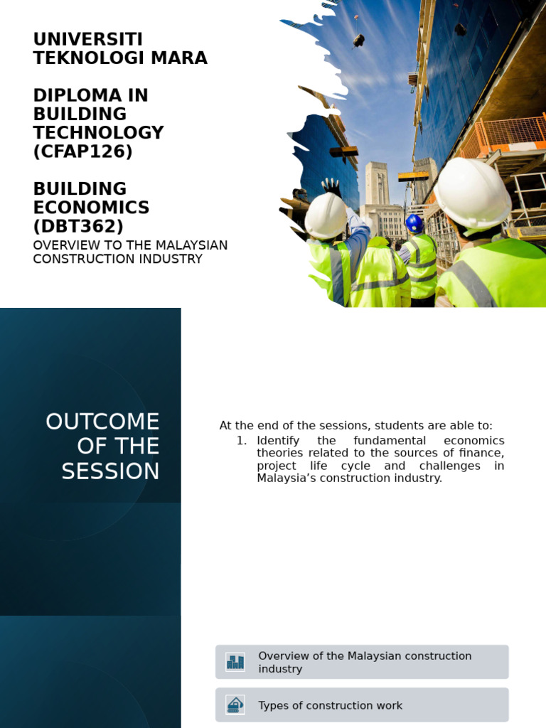 Week 3 & Week 4 Overview Malaysian Construction Industry | PDF ...