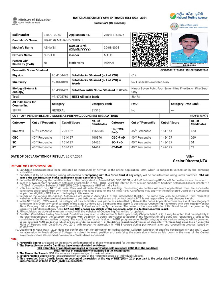 Score Card | PDF