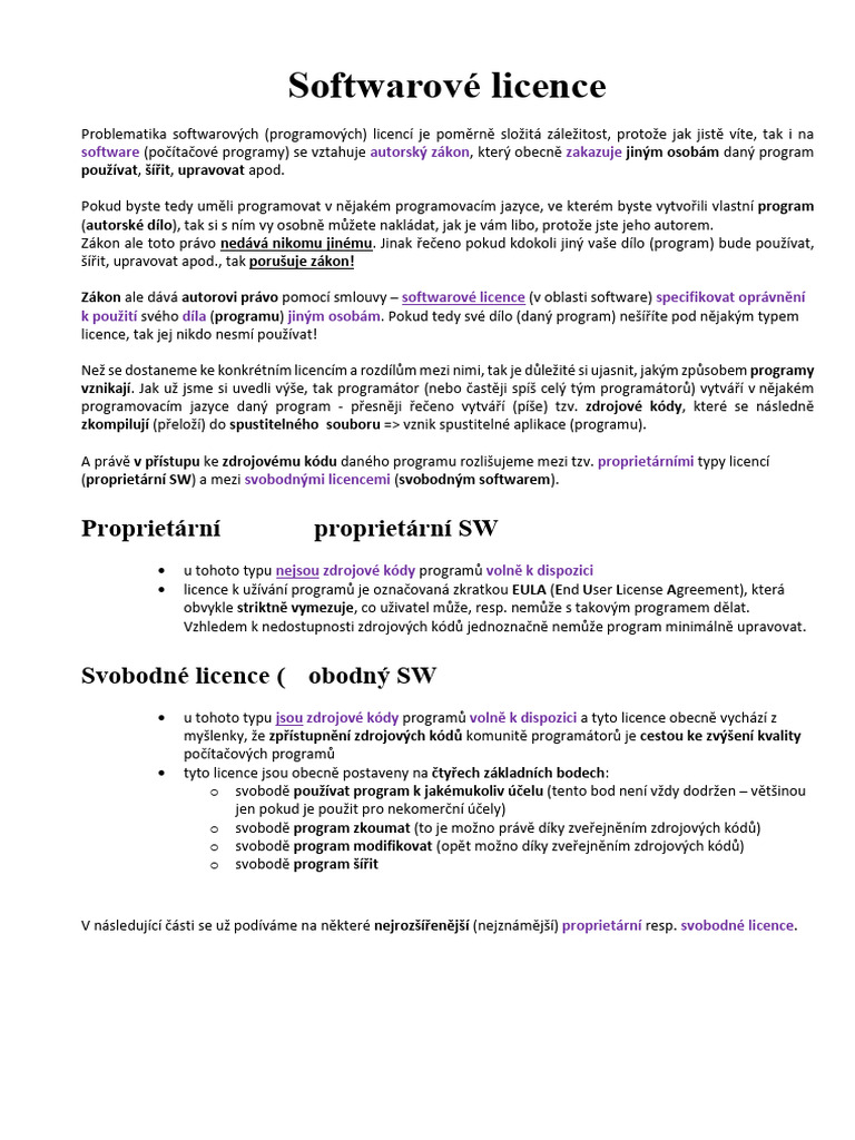06 SW-Licence | PDF