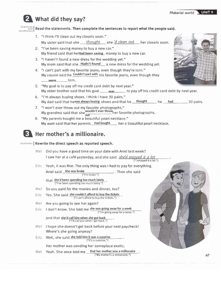 Homerwork UNIT 9 | PDF