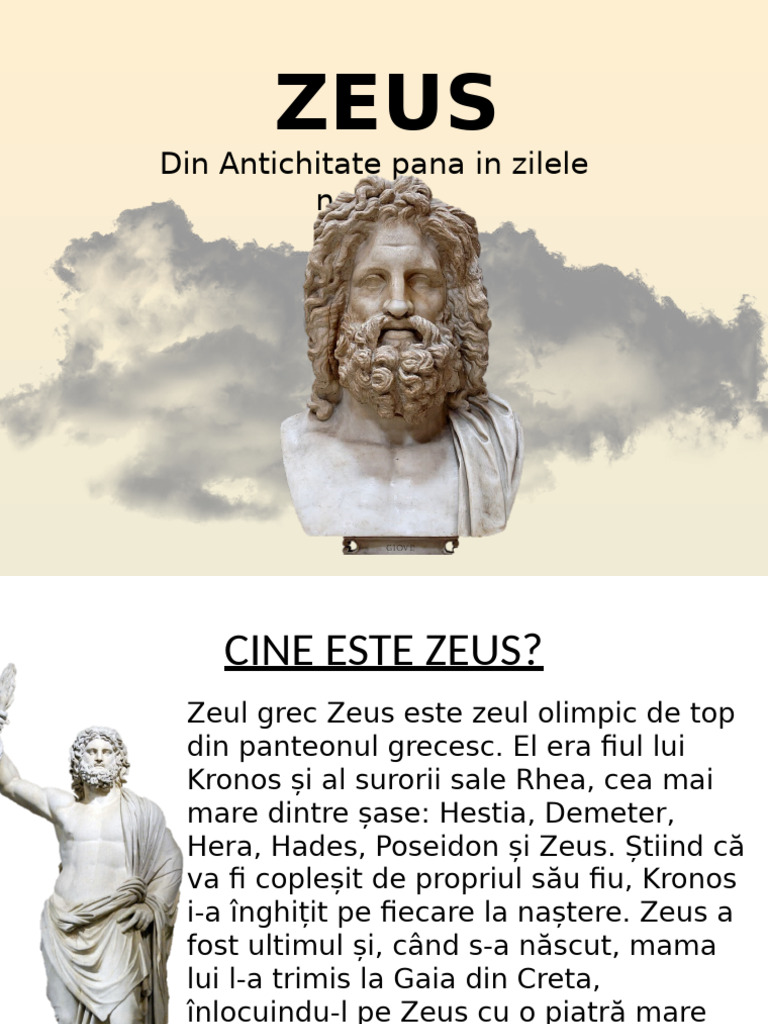 Zeus (Din Antichitate Pana in Zilele Noastre) | PDF