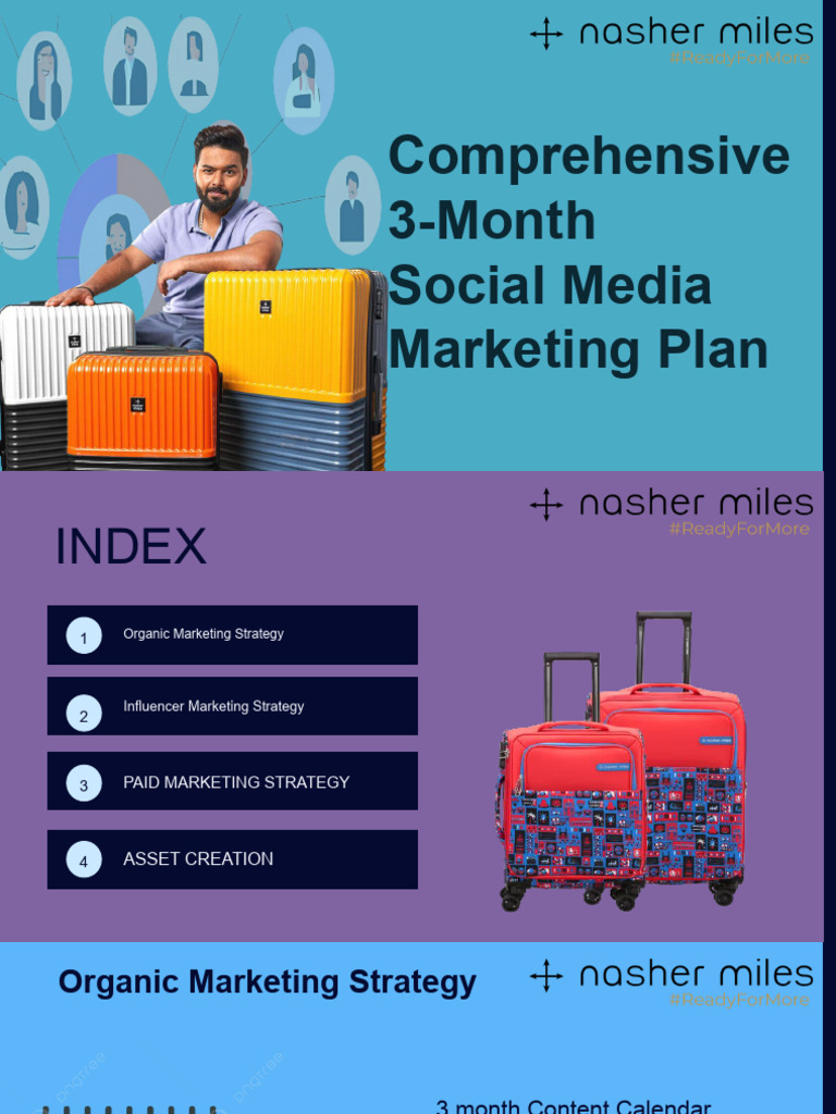3-Month Social Media Marketing Plan | PDF | Facebook | Target Audience