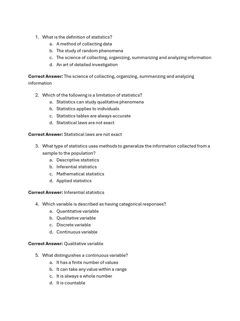 Document 19 | PDF | Sampling (Statistics) | Statistics