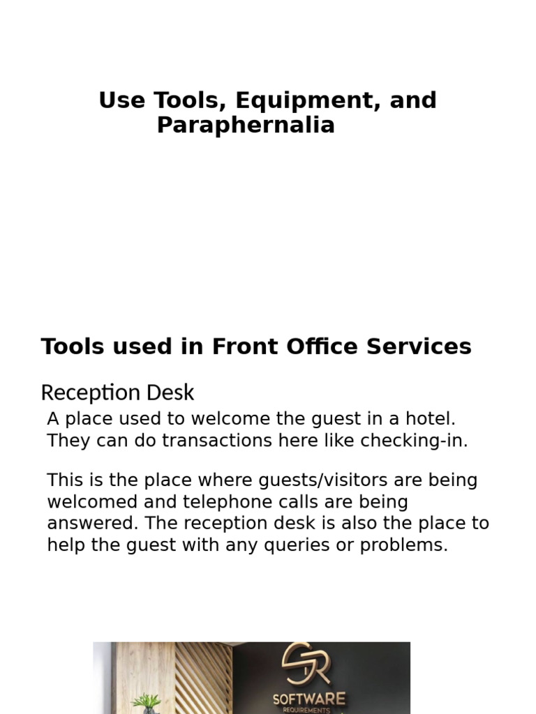 Use Tools, Equipment and Paraphernalia | PDF | Printer (Computing)