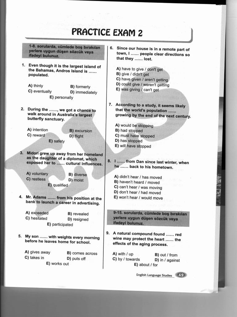 Practice Exam 2 | PDF
