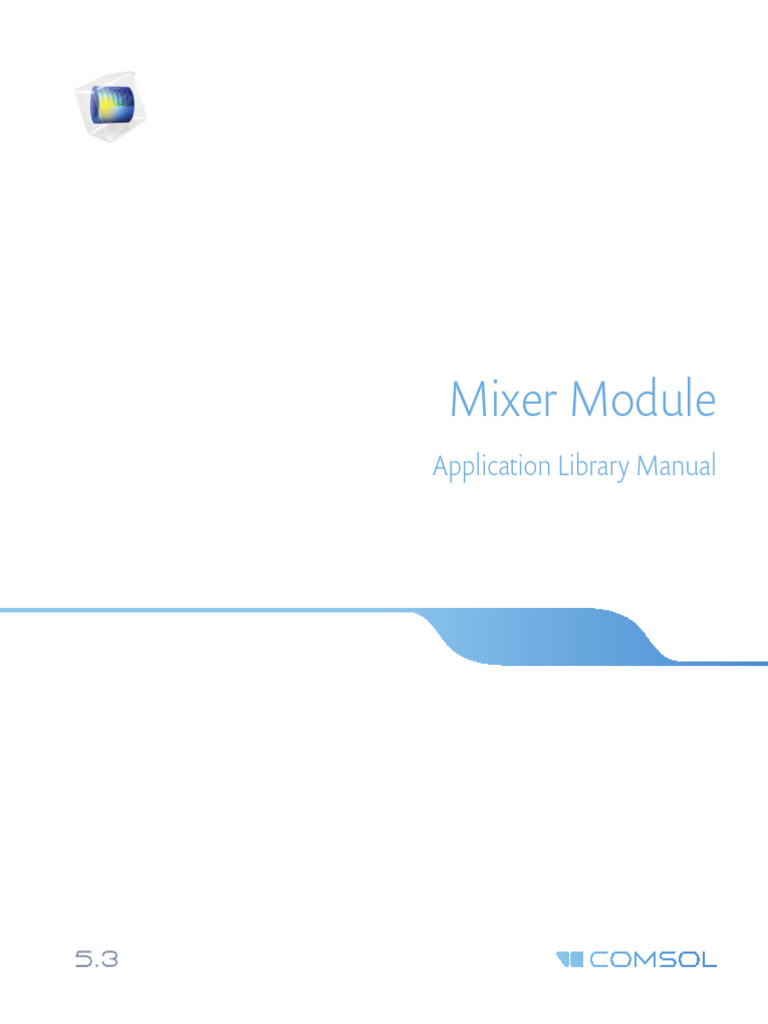 Mixer Module Application Library Guide | PDF | Continuum Mechanics ...