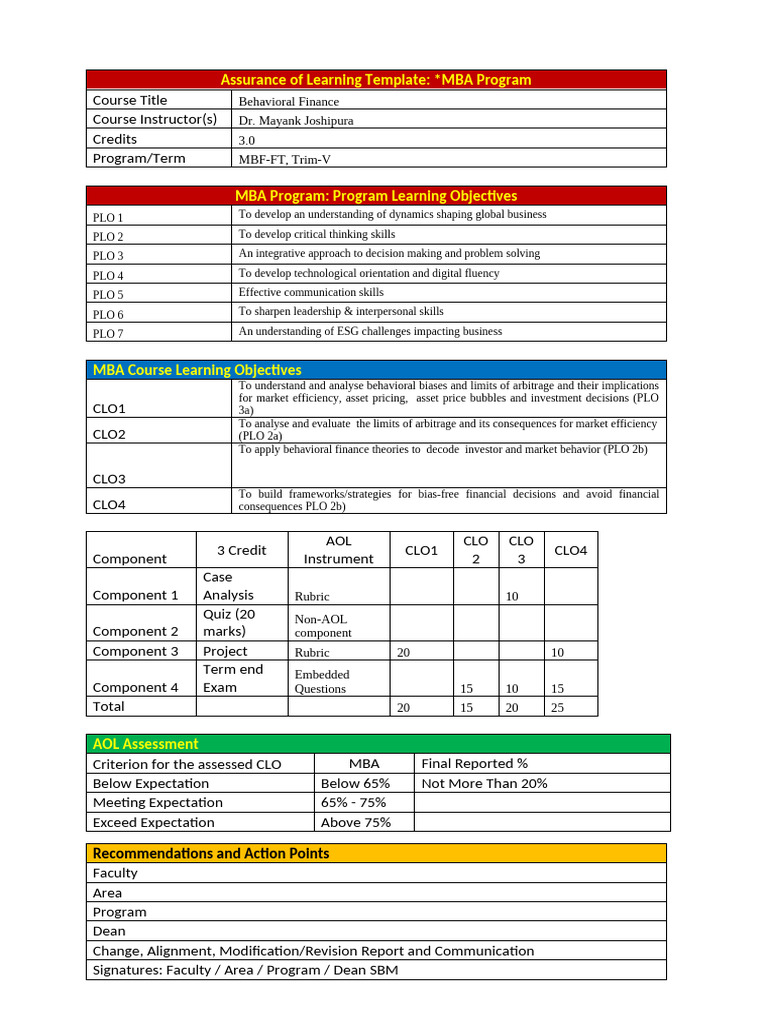 BF - AOL - Trim V - 2024-25 | PDF