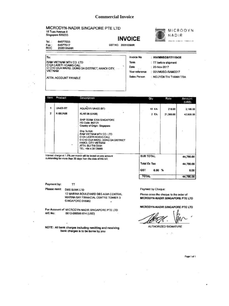 Commercial Documents | PDF