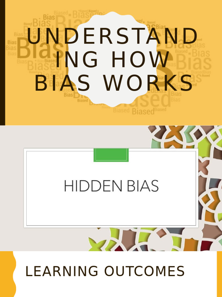 Understanding Bias: Types and Impacts | PDF | Bias | Cognition