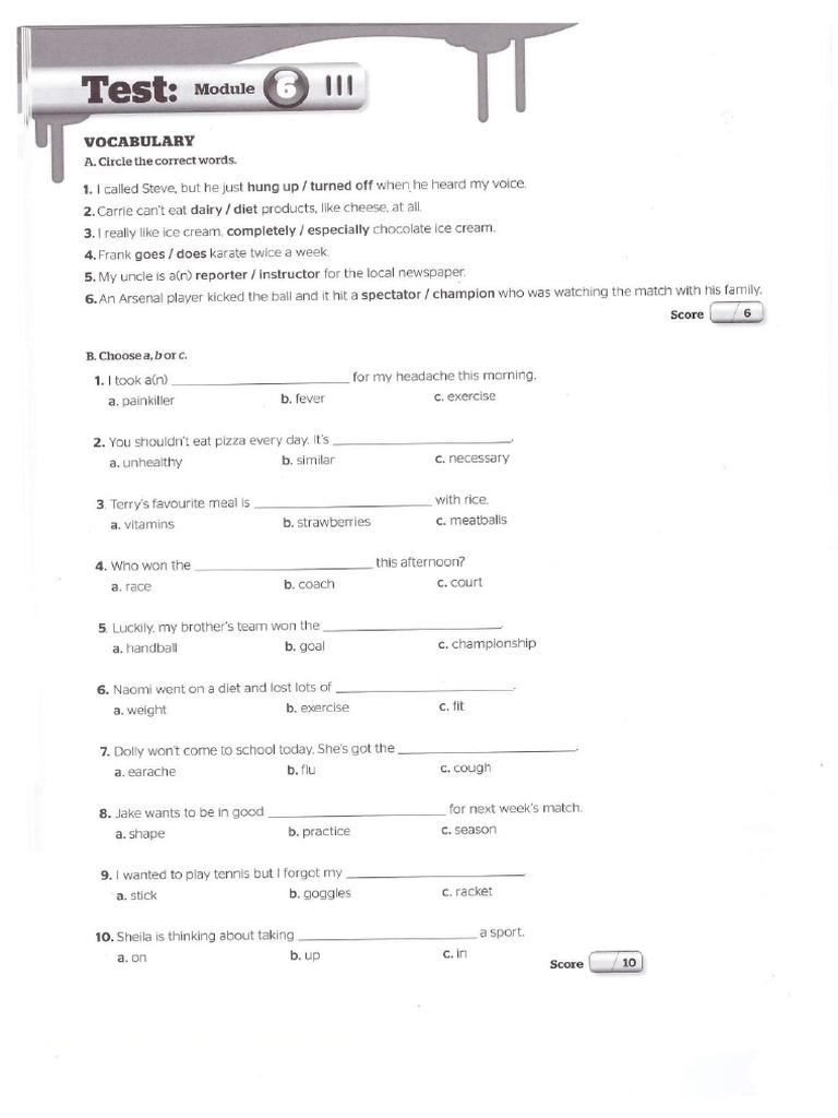 FBP6 Test 6 | PDF