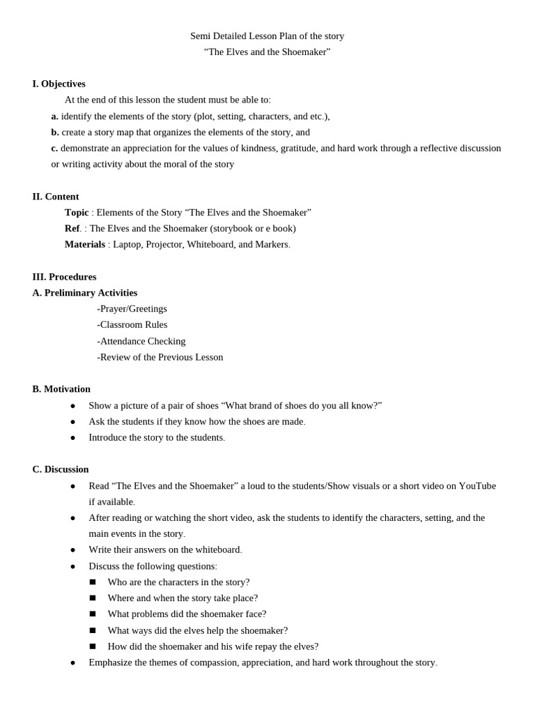 Semi Detailed Lesson Plan | PDF