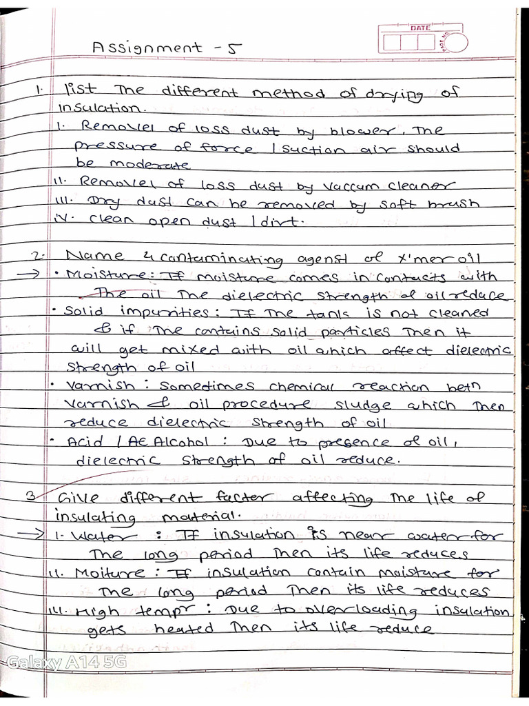 MEE Assignment No.5 | PDF