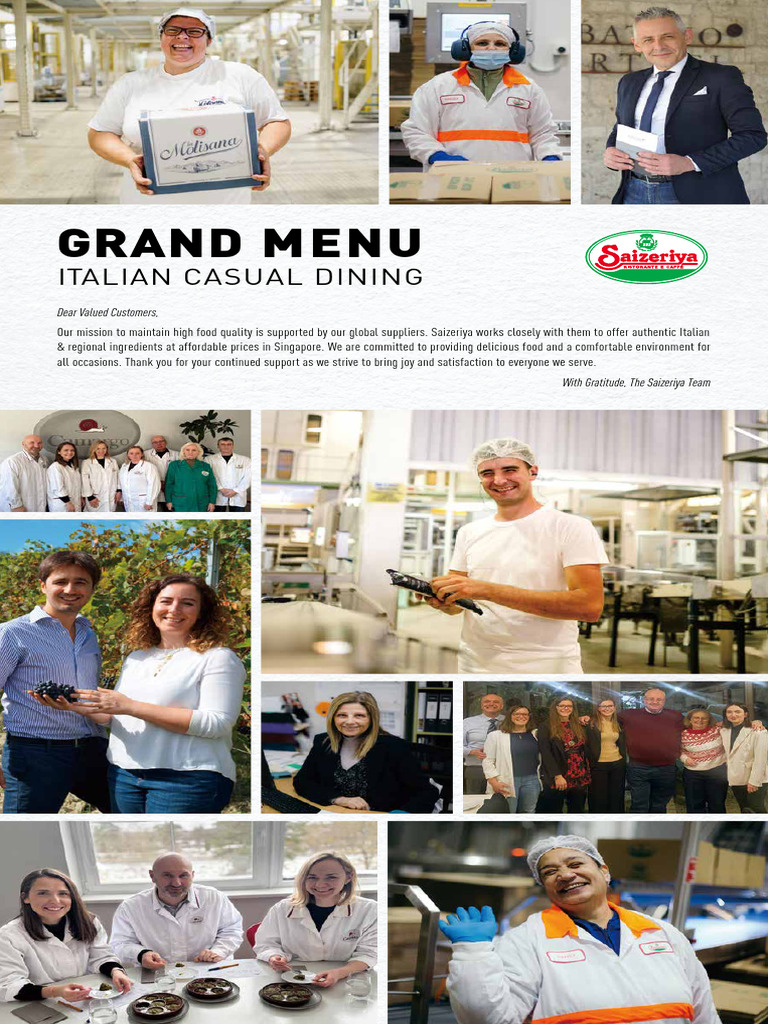 Saizeriya Singapore Grand Menu | PDF | Sausage | Pizza