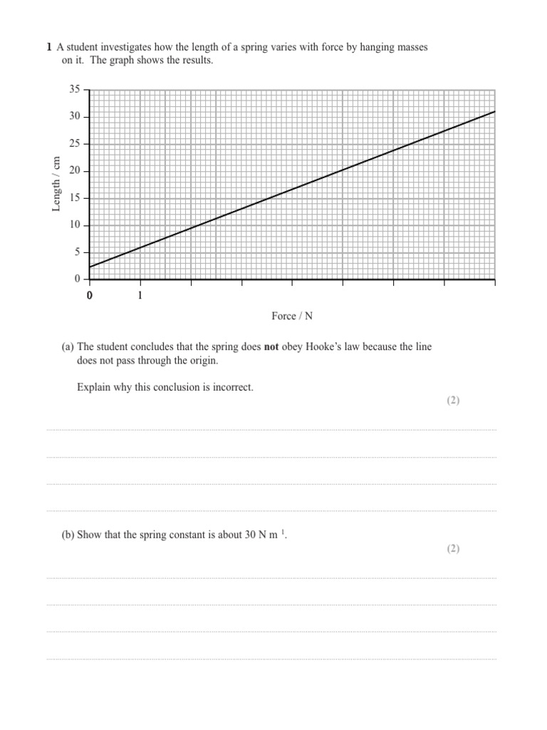 Spring Force Investigation and Analysis | PDF | Force | Physical Sciences