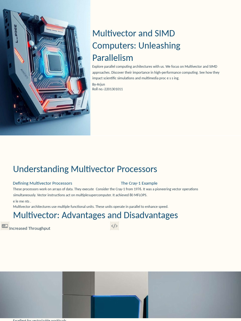 Multivector and SIMD in High-Performance Computing | PDF | Central  Processing Unit | Parallel Computing