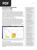 ServiceNow GRC Integrated Risk Management | PDF | Risk | Risk Assessment
