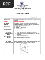 Grade 6 Maths: Nth Term Lesson Plan | PDF | Teaching Methods & Materials
