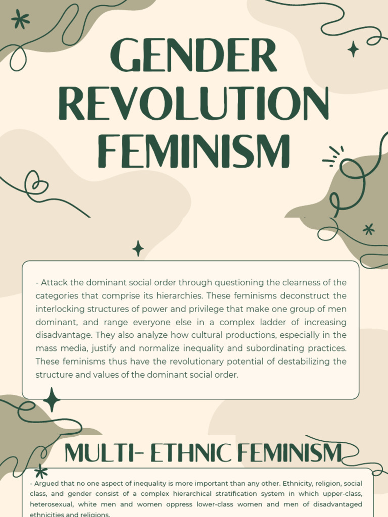 Multi-Ethnic Feminism and Social Hierarchies | PDF | Gender Studies ...