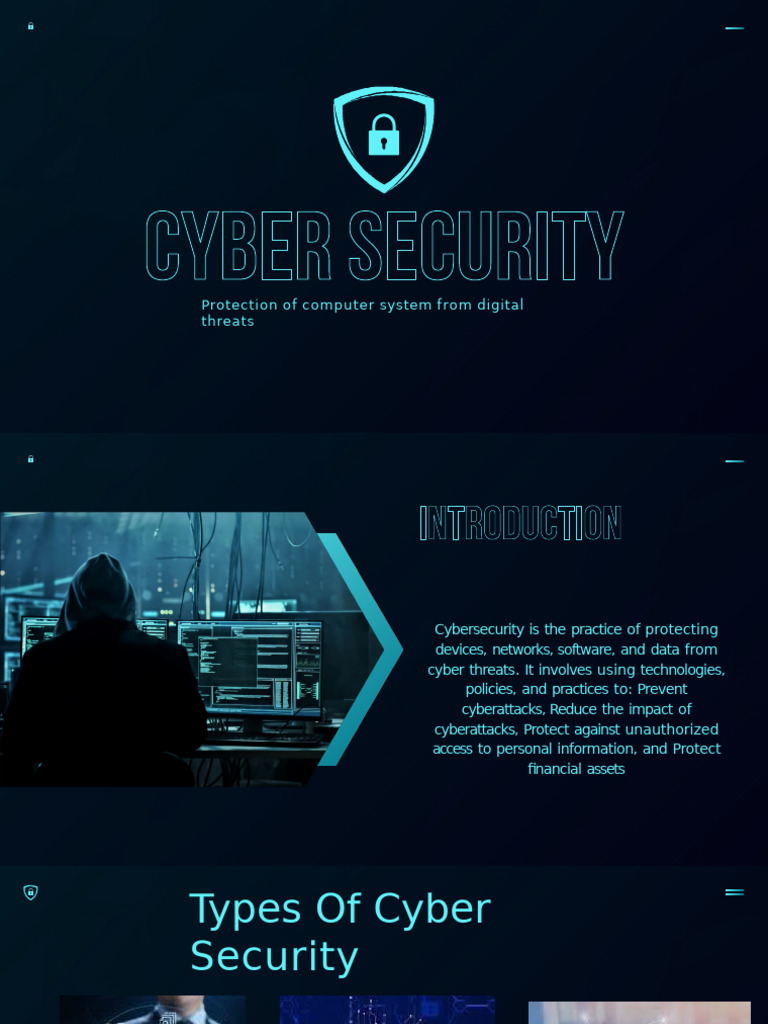 Cyber Security Presentation Pdf Security Computer Security
