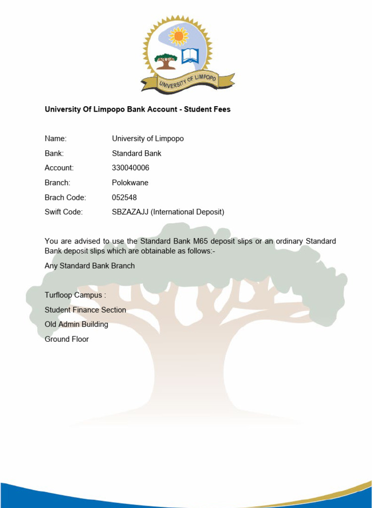 UL Application Fee Banking Details | PDF