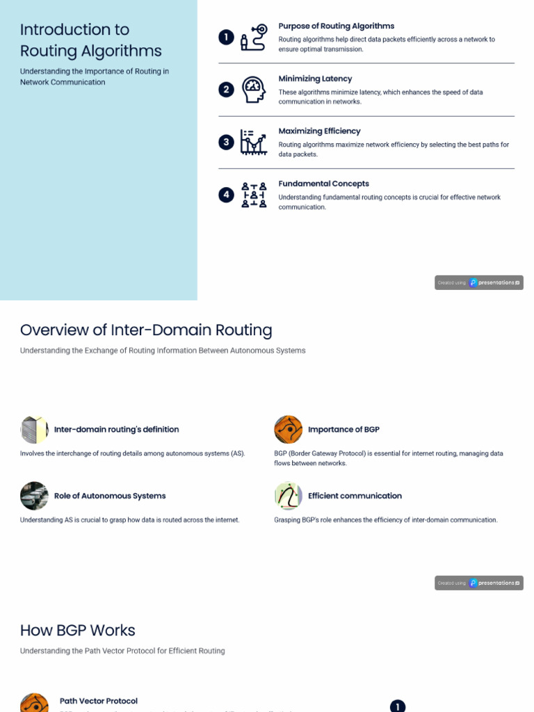 Comprehensive Analysis of Routing Algorithms | PDF