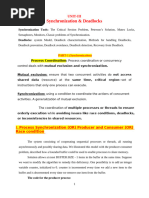 Synchronization Tools and Deadlocks Explained | PDF | Process ...