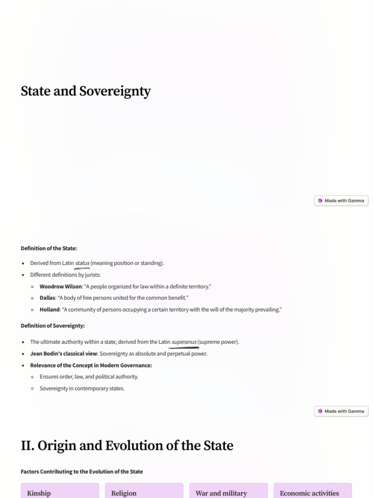 Understanding State and Sovereignty | PDF | Sovereignty | Political Science