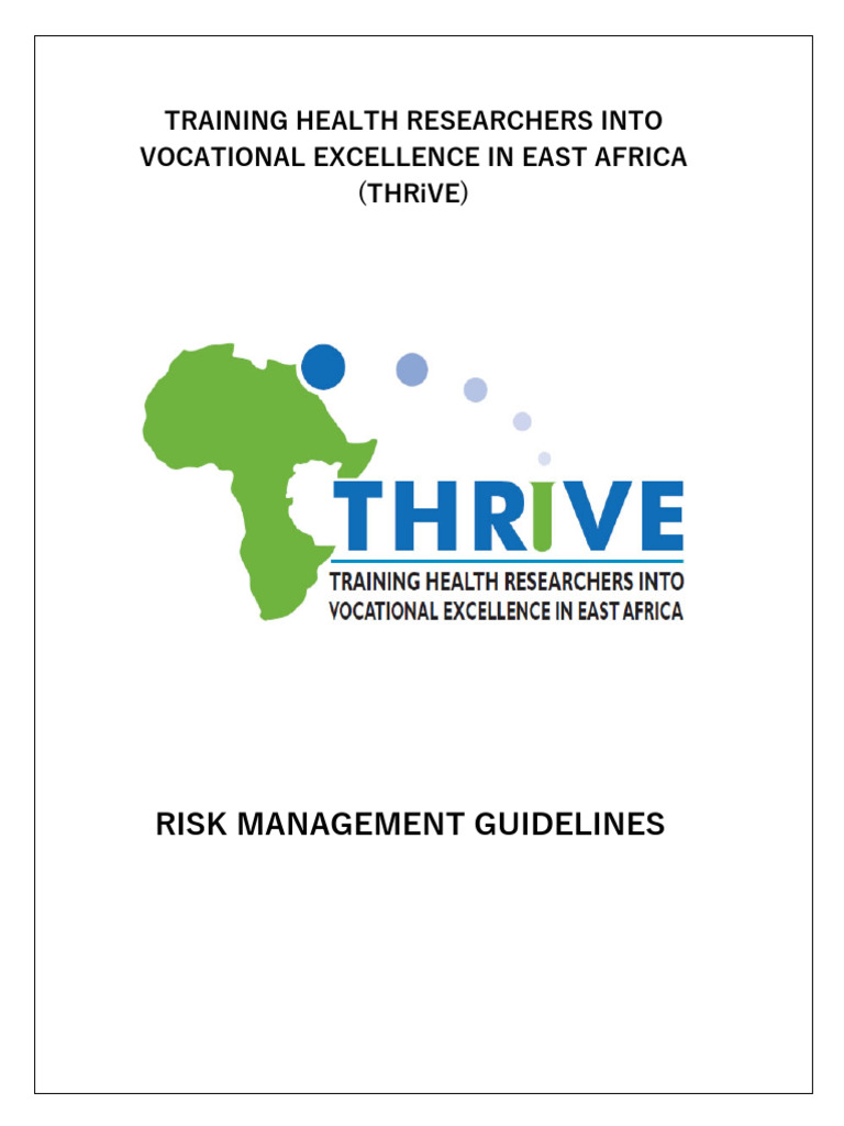 THRiVE Risk Management Guidelines | PDF | Risk | Risk Management