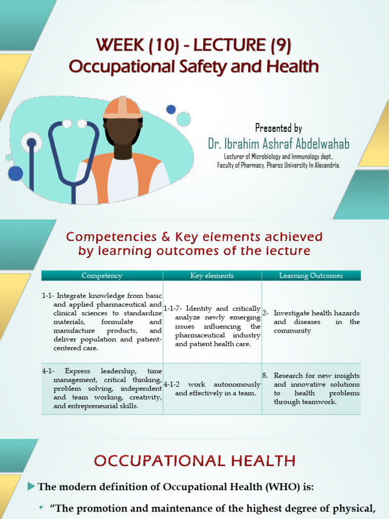 Occupational Safety and Health | PDF | Occupational Safety And Health ...