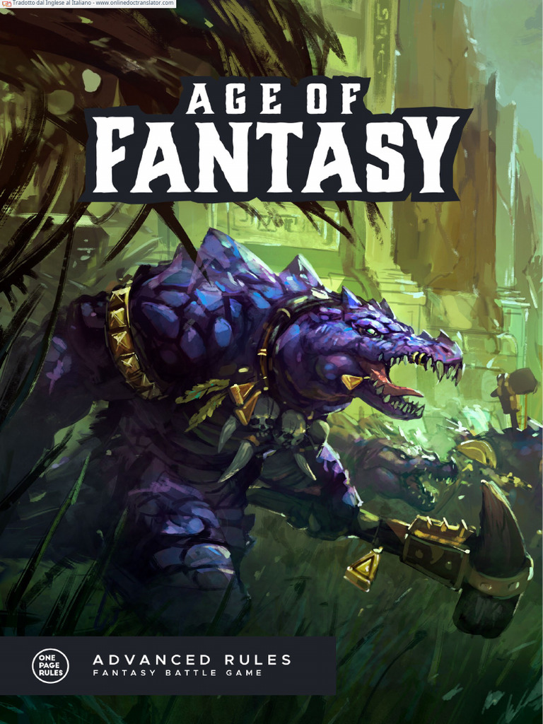 AoF - Advanced Rules V3.4.1.en - It | PDF