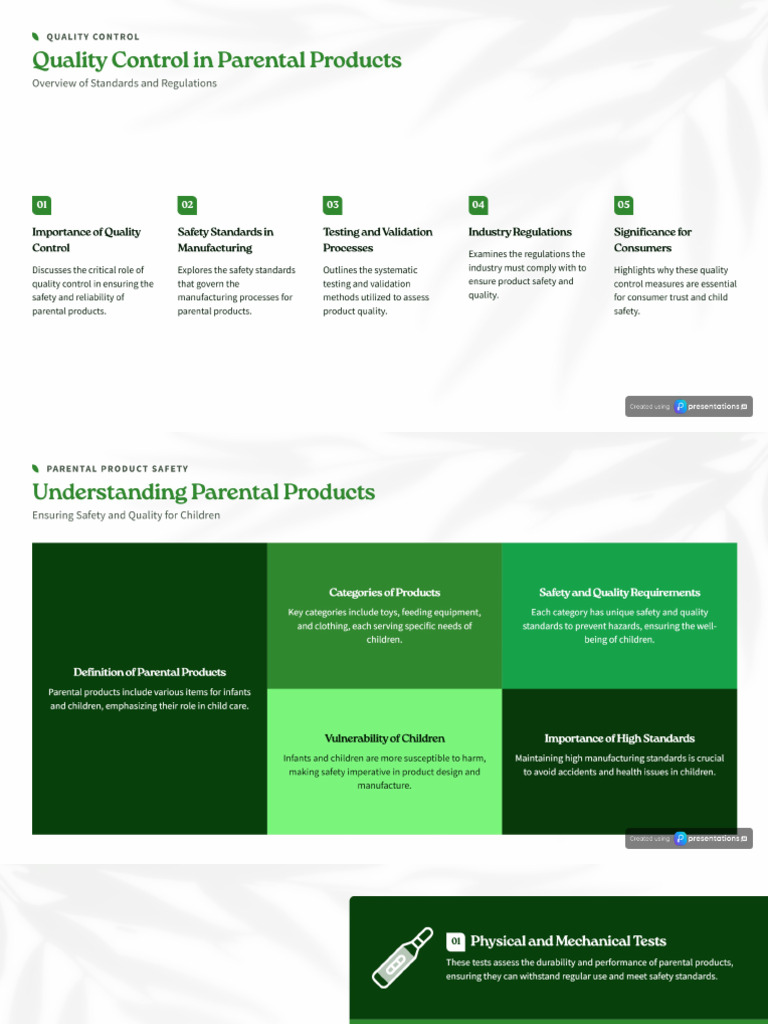 Quality Control Tests For Parental Products | PDF
