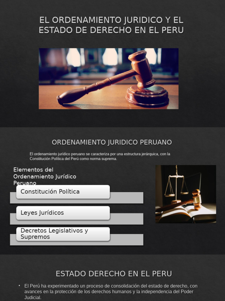 El Ordenamiento Juridico y El Estado de Derecho | PDF