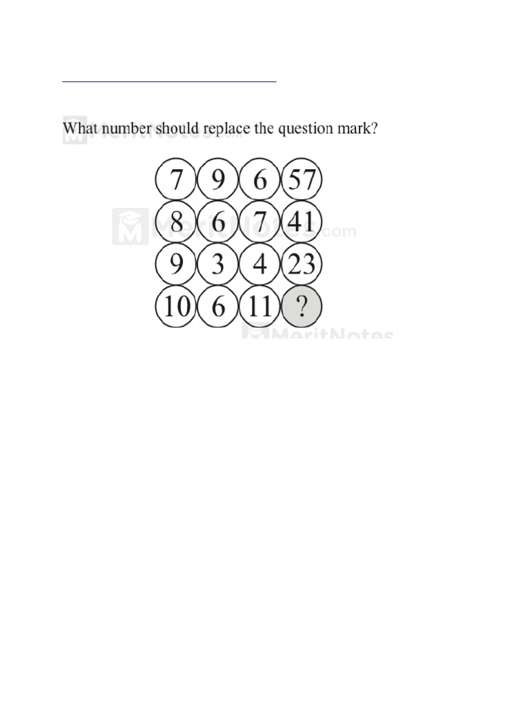 Analytical Puzzles with Solutions PDF | PDF