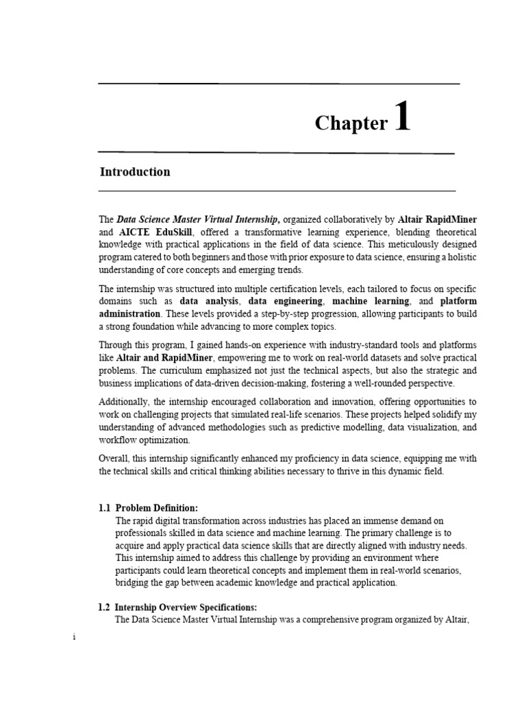Altair Data Science Virtual Internship | PDF | Machine Learning | Data ...