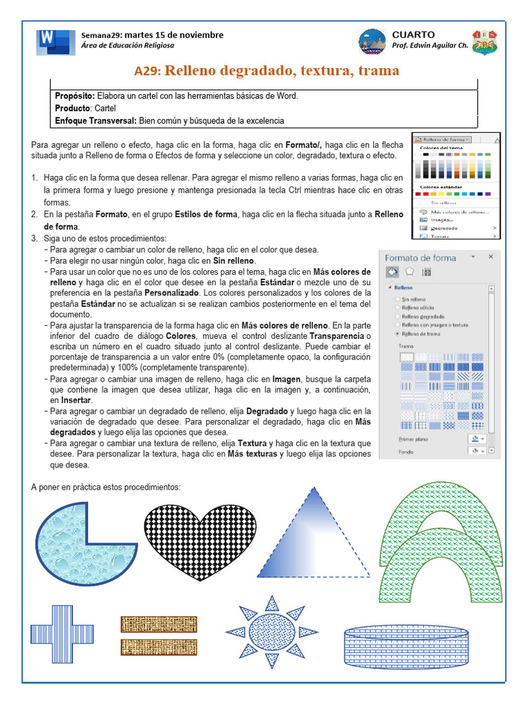A29 - 4to - Rellenos de Forma | PDF