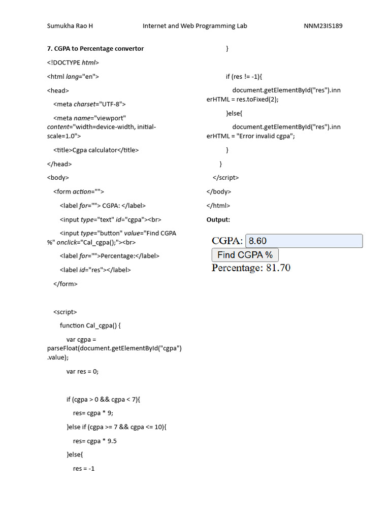 Use HTML5 For Performing Following Tasks-11-12 | PDF