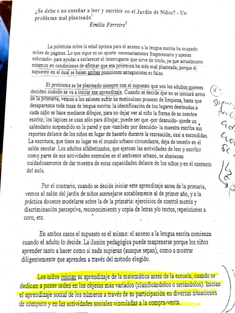 Alfabetización en Jardines de Niños | PDF | Educación de la primera ...