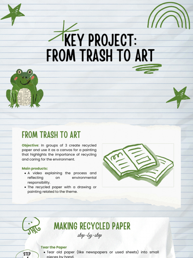 Recycled Art Project: From Trash to Canvas | PDF | Paper | Recycling
