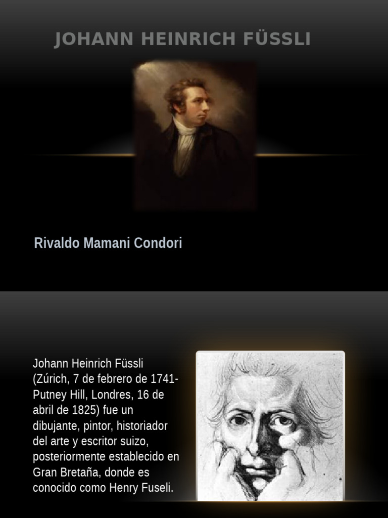 Johann Heinrich Füssli: Vida y Obra | PDF | Las artes