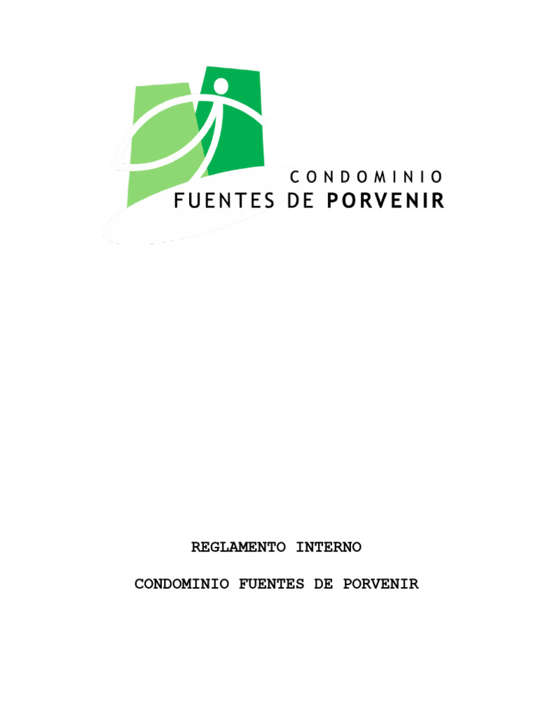Reglamento Interno Fdpr | PDF | Condominio