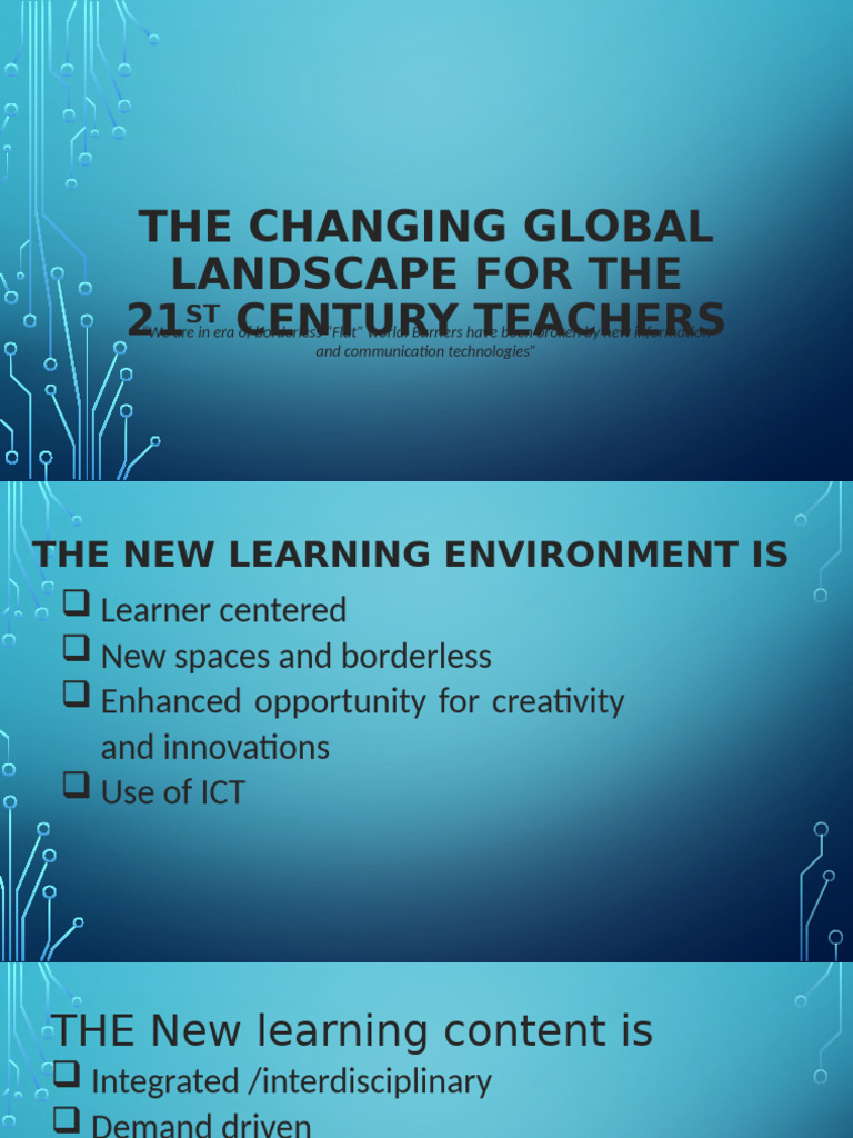 21st Century Teaching Skills Overview | PDF | Learning | Knowledge