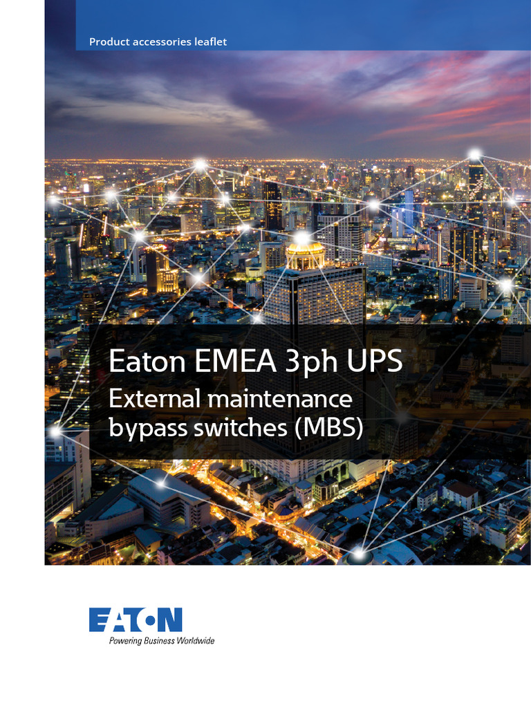 Eaton Update 3ph Accessories External Maintenance Bypass Switches ...