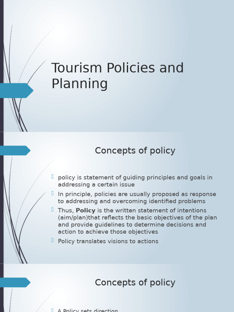Tanzania Tourism Policy Overview | PDF | Policy | Goal