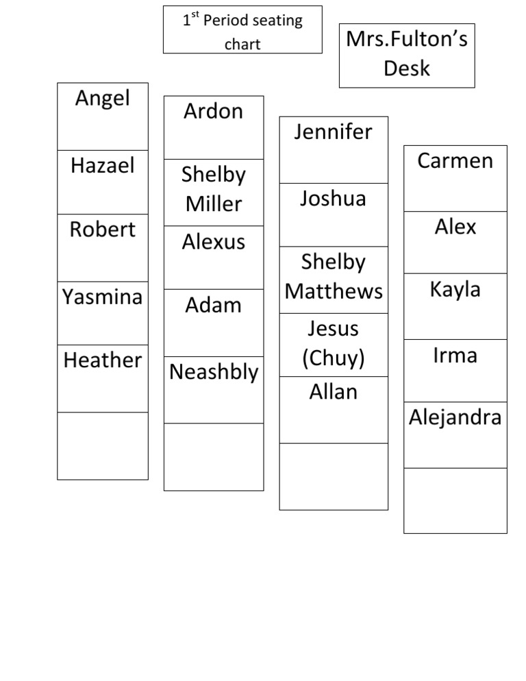 Seating Chart | PDF