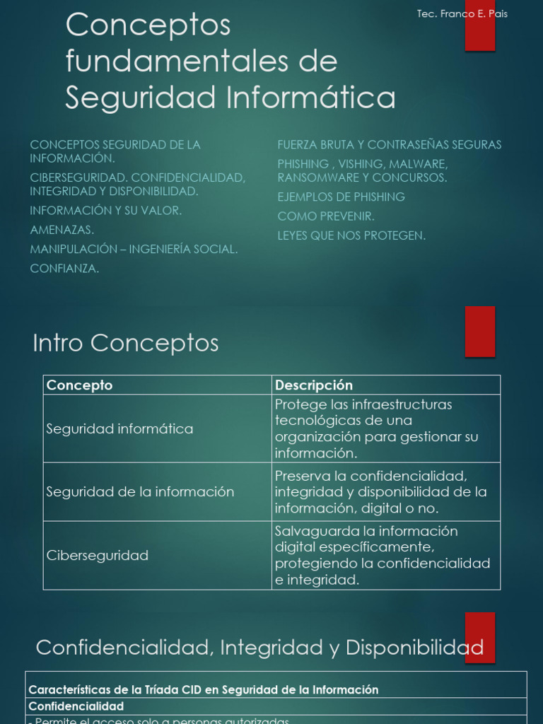 Fundamentos de Seguridad Informática | PDF | Seguridad | La seguridad ...