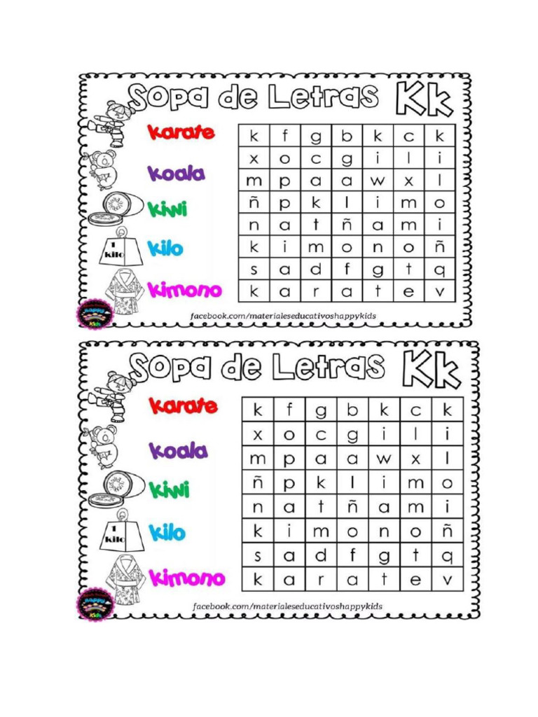 Sopa de Letra K | PDF