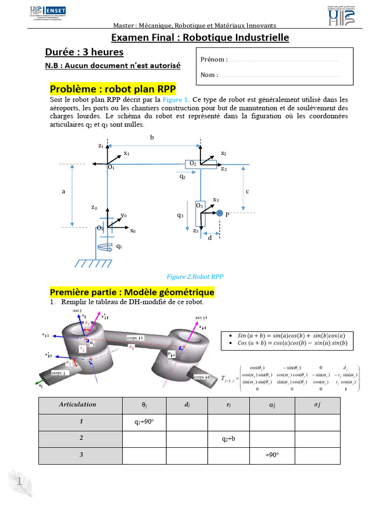 Examen Finale Master MRMI 2023 | PDF