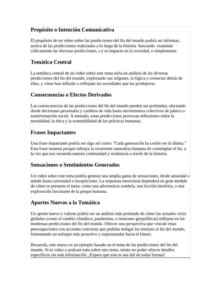 Propósito o Intención Comunicativa | PDF